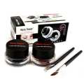 Water Proof Music Flower Gel Black And Brown 2-Color Gel Eyeliner. 