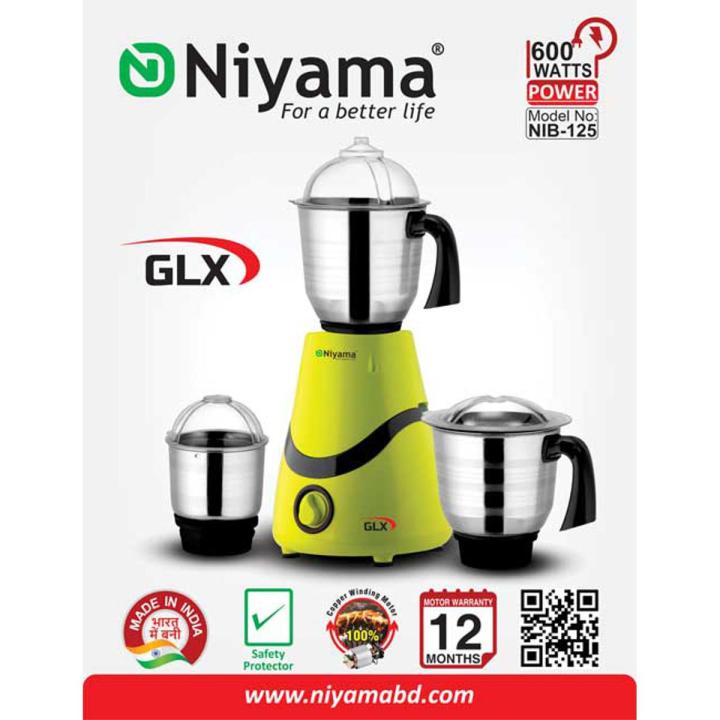 New technology used Niya_ma blender and 3 in 1 mixer grinder -NIB 125 GLX