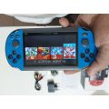 X7 Game Player 1000+ Games 5 inch 8G LCD Screen 8G Built-in Battery Retro Video Handheld Game Console for Child gamepad. 