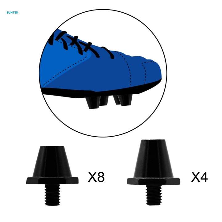 12x Football Shoe Spikes Soccer Studs for Sports Competition Indoor ...