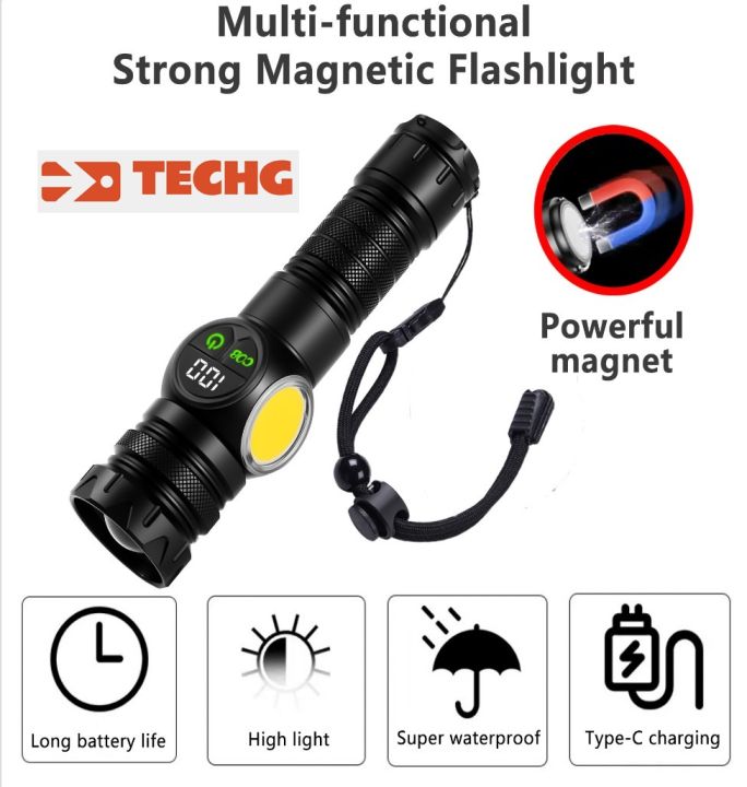 Rechargeable%20LED%20Flashlight%20with%20USB%20Output,%2010W%20COB%20&%2030W%20LED,%205000mAh%20Battery,%20Multi-Mode,%201500m%20Range,%20Universal%20Plug%20-%20New%20-%20Image%202