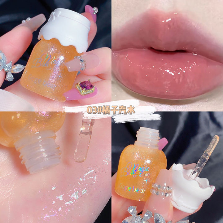 KH%20Bear%20Bow%20Milk%20Pot%20Lip%20Honey%20Moisturizing%20Mirror%20Water%20With%20Thin%20Shiny%20Lips%20-%20Image%208