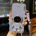 Smalshop sJ5 Prie Back Cover Cute Lanyard Case Fit VRQR Long 3D Astronaut Folding Bargain price Stand Phone Case for Samsung j7 Prim Samsung me j6 j5 Plu. 