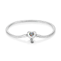 Original Heart Shell Butterfly Footprint Bracelet 925 Sterling Silver Fit Brand Me Charm Beads Fashion Women Bracelet Jewelry.