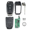 Car Smart Remote Key 2 Button 433Mhz for Ford Ranger F150 2015-2018. 