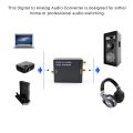 Digital To Analog Audio Converter Adapter Coaxial Toslink Audio To 2RCA L/R Audio 3.5mm USB Powered Toslink 1XRCA Stable Decode.