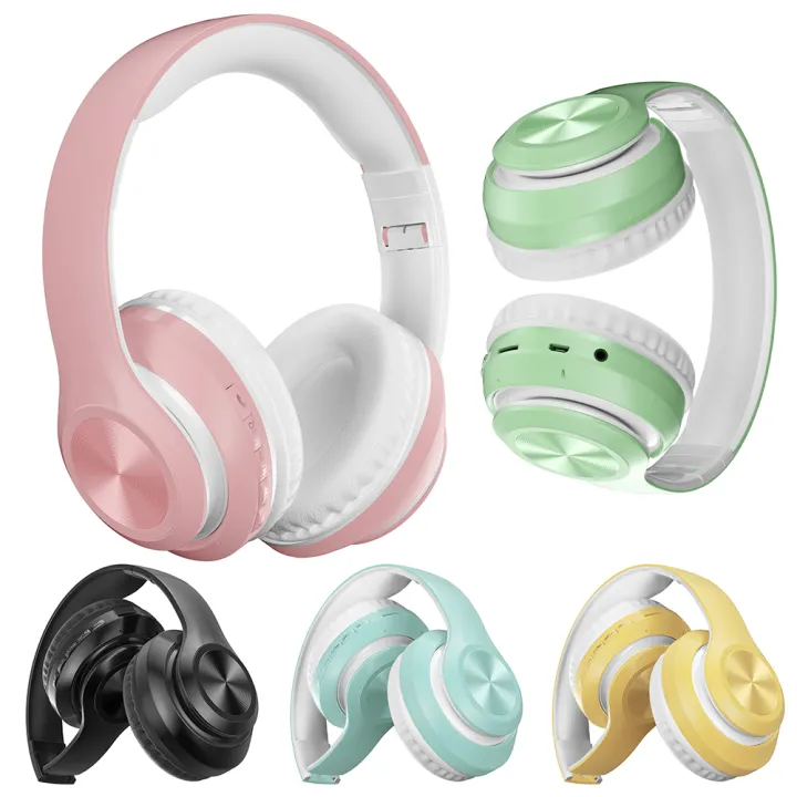 P68%20Bluetooth%205.0%20Foldable%20Rechargeable%20Wireless%20Headset%20HiFi%20Sound%20Headphones%20-%20Image%209