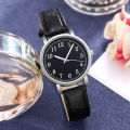 Casual Couple Watch Leather Strap Quartz Watch.