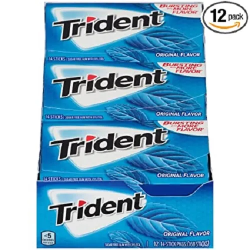 Trident%20Flavor%20Chewing%20Gum%20Full%20Box%2012%20Pack%20(14%20stick)%20-%20Image%204