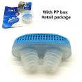 2 In 1 Anti Snoring and Air Purifier Silicone Snore Nose Clip Vents. 