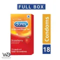 Durex Strawberry Condom For Men | Full Box - 18pcs. 