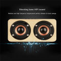 Wood Speakers Bluetooth Wireless Wooden Speaker Acoustic Subwoofer Strong Bass HIFI Soundbox TF Card 3.5mm Aux Loud Music Player. 