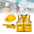 2/3Pc Construction Worker Costumes for Boys,Toddler Dress Up Clothes,Kid Builder Career Outfit,Pretend Role Play Toy Set.