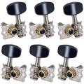 6Pcs 3R3L Guitar Tuning Pegs Open Machine Heads Acoustic Folk Guitar Tuning Peg Tuners Parts. 