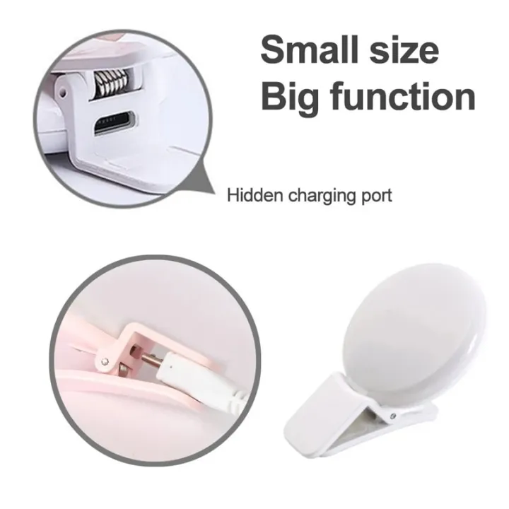 %E3%80%90YIYANGMAOYI111%E3%80%91Portable%20Flash%20Led%20Camera%20Clip-on%20Mobile%20phone%20lens%20Selfie%20ring%20light%20Fill%20Light%20For%20CC9%20Redmi%20Note%208%20Pro%20iPhone%20-%20Image%204