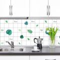 kitchen Self -stick high -temperature 1 )1 Piece  দৈর্ঘ্য =39 inch /প্রস্থ =18 inch, 2)1piece দৈর্ঘ্য= 40 inch /প্রস্থ =24 inch, aluminum foil oilproof waterproof  fireproof wallpaper Oily wall for kitchen wall sticker. 
