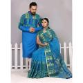 Occasional Dress/Couple Set/Matching Dress/Traditionally Dress/Sari And Panjabi - Sari.