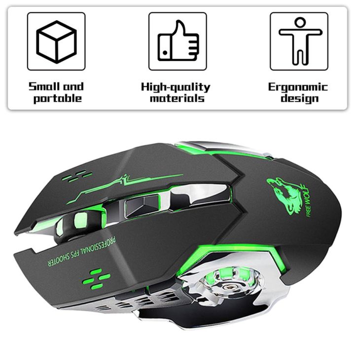 X8%20Super%20Quiet%20Wireless%20Gaming%20Mouse%202400DPI%20Rechargeable%20Gamer%20Computer%20Mouse%20-%20Image%204
