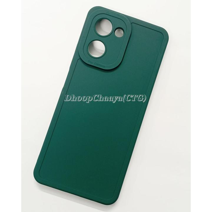 Realme C33 4G - Camera Lens Protection Very Soft Glossy Premium Silicone Back Case Cover (Back Case Cover For Smartphone)