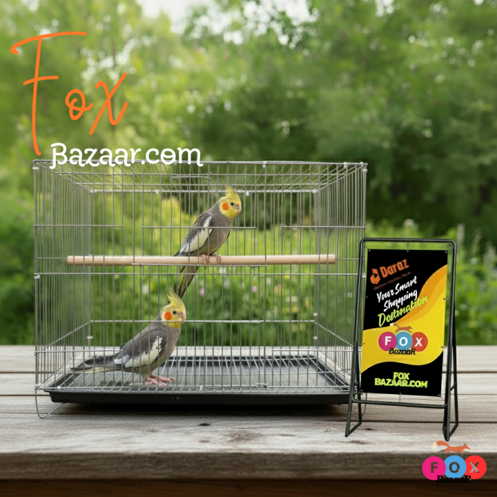 Code-%206045%20-%2018%20x%2012%20Inches%20Thin%20Metal%20Wire%20Cage%20with%20Tray,%20Food%20&%20Water%20Pot%20for%20Budgerigar,Lovebirds,Finches,Parrots,Hamster,Cockatiel,%20Chicken,Duck,Quail,Rabbit%20,Cat,Dog%20,Dove%20%7C%20bird%20cage%20house%20accessories%20food%20toy%20nest%20harness%20feeder%20china%20decoration%20-%20Image%203