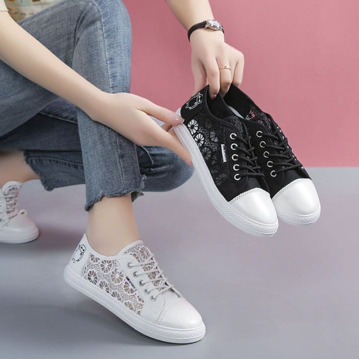 Sandals%20Female%20Tennis%20Shoes%20Student%20Shoes%20Korean%20Style%202024%20New%20Summer%20Mesh%20Flat%20Lace%20Closed%20Toe%20Canvas%20Shoes%20Women's%20Shoes%20-%20Image%202