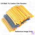 50Pcs Tolerance 1% 4.7 Ohm Resistor 4.7Ohm Carbon Film Resistor 4.7 Ohm 1/4W Resistance 0.25 Watt Fixed Resistors Passive Components Parts. 