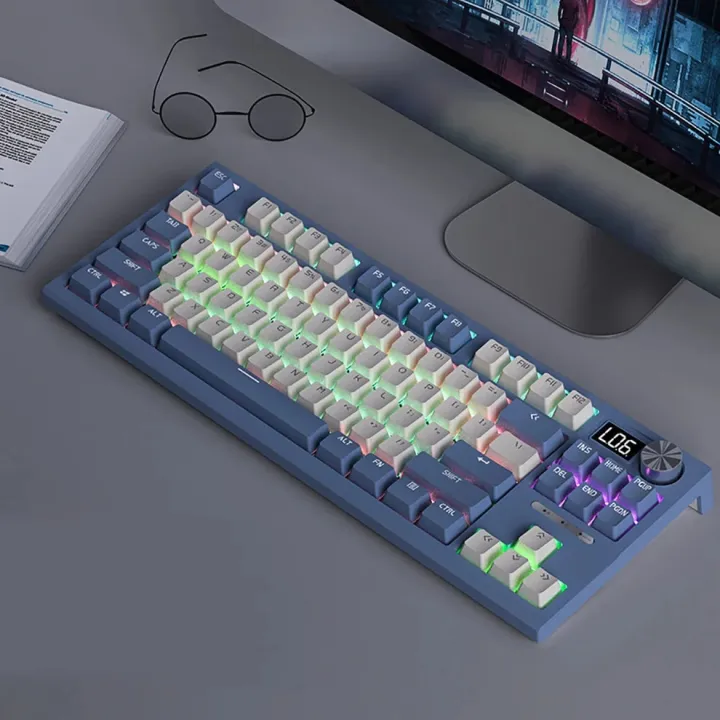 BOW%20Wireless%20Gaming%20Mechanical%20Keyboard%20Hot%20Swap%20RGB%20Bluetooth%20Keyboard%20Rechargeable%20Wired%20Keyboard%20With%20Multi-Function%20Knobs%20-%20Image%202