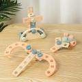 Nut Disassembly Toy, Pretend Game Tool, Creative Fine Motor Skills, Kids Construction Toy Set, Wooden Tool Set for Indoor Role Education.