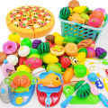30pcs/set Cutting Toys Play Cutting Food Kitchen Toy Cutting Fruits Vegetables Pretend Food Playset Early Development Learning Toy Gifts for Christmas. 