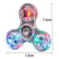 【Value Bundle】 Luminous LED light Spinner Hand Top Spinners Glow in Dark Light EDC Figet Spiner. 