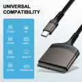 TYPE-C to SATA 3.0 Cable Sata to USB C Adapter SATA Cable 2.5Inch External SSD HDD Adapter Cable Hard Drive 22 Pin Sata III for PC. 