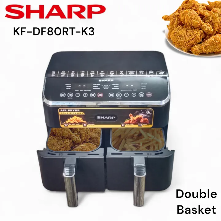 Sharp%208%20Liter%20KF-DF80RT-K3%20Double%20Basket%20Air%20Fryer%20-%20Image%209