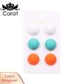 Carat Classic Ball Bead Earrings Minimalist Style 3 Pairs Stud Earrings Set for Women Elegant Ball Bead Lightweight Jewelry for Daily Wear Buyers' Favorite Fashionable Ball Bead Earrings. 