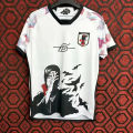 Football jersey on Japanese manga with blue crayons, new dragon ball ersion, hai ersion, supporting one jersey. 