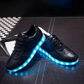 【selevn roind】 Comemore 2023 Adult Unisex Womens Mens Kid Luminous Sneakers Glowing USB Charge Boys LED Colorful Light-up Shoes Girls Footwear. 