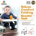 Mastela Deluxe Comfort Folding Booster Seat Infant feeding seat with tray. 