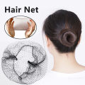 50Pcs Hair Net Black Elastic Bundle Hair Invisible Hairnet Mesh Bun Hair Net MIO Super Store.