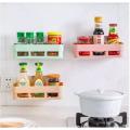 Smart Homes Multipurpose ABS Plastic Kitchen Bathroom Shelf Wall Holder Storage Rack Bathroom Rack Storage Box Strong Adhesive Sticker Shower Rack Shelf 1pcs Bathroom Shelves. 