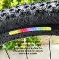 Bicycle reflective stickers, mountain bike luminous stickers, motorcycle tire and rim stickers, decorative reflective strips. 