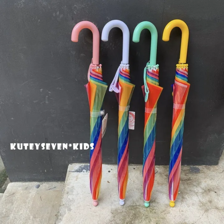 Korean%20version%20of%20INS%20candy%20color%20transparent%20color%20rainbow%20safety%20children's%20umbrella%20cute%20thickened%20semi-automatic%20umbrella%20umbrella%20for%20men%20and%20women%20-%20Image%206