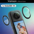 【Lejia】Lens Guard Panoramic Lens Protector Accessories Cover Compatible For Insta 360 X3 Accessories Case.