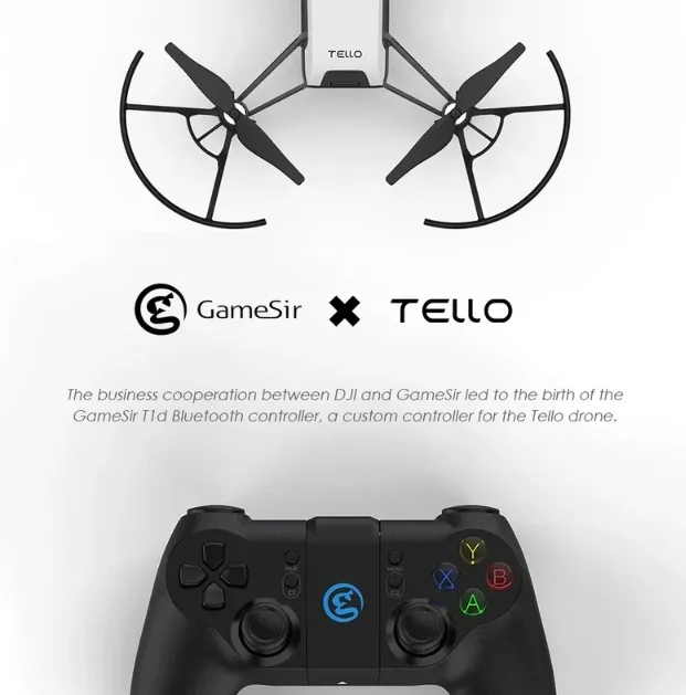 Gamesir T1d 360° Navigation 3d Joystick Bluetooth Controller For