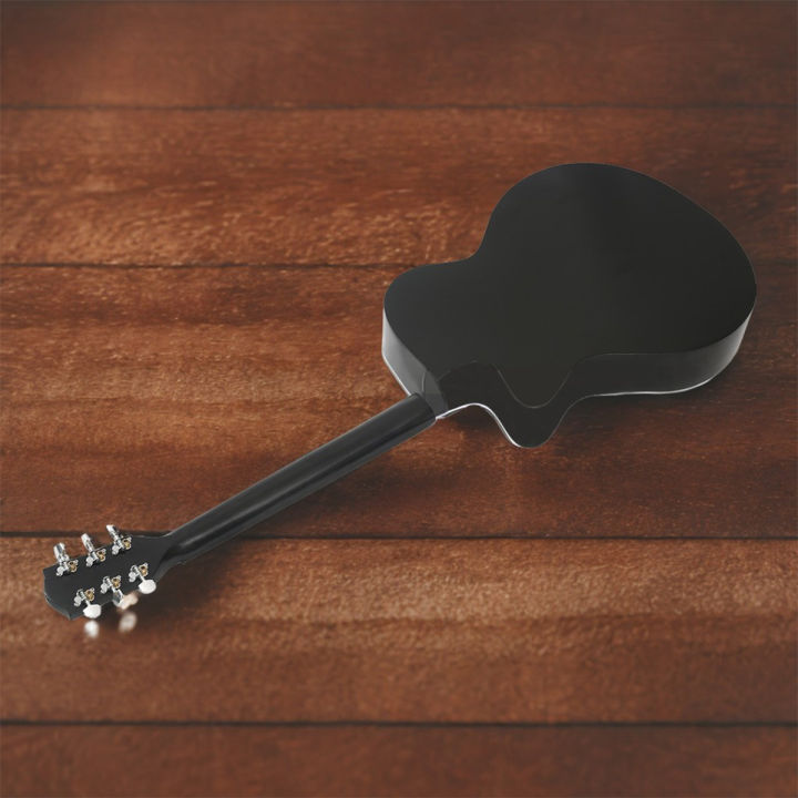 BK-100B%20New%20Black%20Acoustic%20Guitar%20Bundle%20with%20Gig%20Bag,%20Picks,%20Strap,%20Capo,%20Strap%20Lock,%20and%20Pick%20Holder%20-%20Image%205