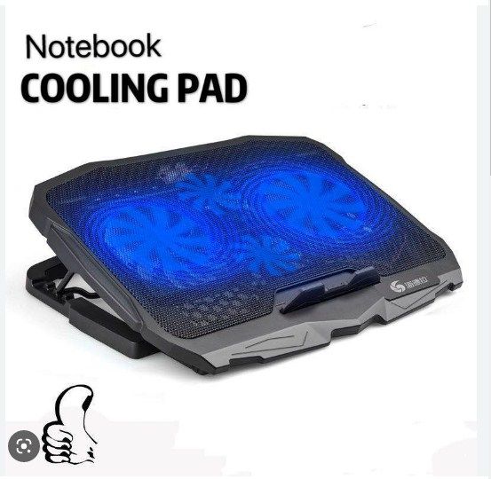 S-%2018%20Fans%20Universal%20Notebook%20Stand%20and%20Cooling%20Pad%20Cooler%20Fan%20for%20Laptop-%20Black%20-%20Image%202