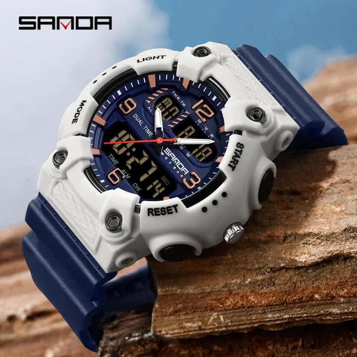 SANDA%206181%20Dual%20Display%20Men%20Watches%20Waterproof%20Sports%20Watch%20Military%20Man%20Alarm%20Stopwatch%20Quartz%20Wristwatch%20Male%20Digital%20Clock%20-%20Image%205