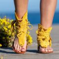 2024 Women Retro Sandals Gladiator Ladies Clip Toe Vintage Boots Casual Tassel Rome Fashion Summer Woman Shoes Female Sandalias Superman. 