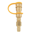 3/8 Inch Natural Gas Quick Connector Propane Quick Connect Fittings for LP Gas Propane Hose Quick Disconnect. 