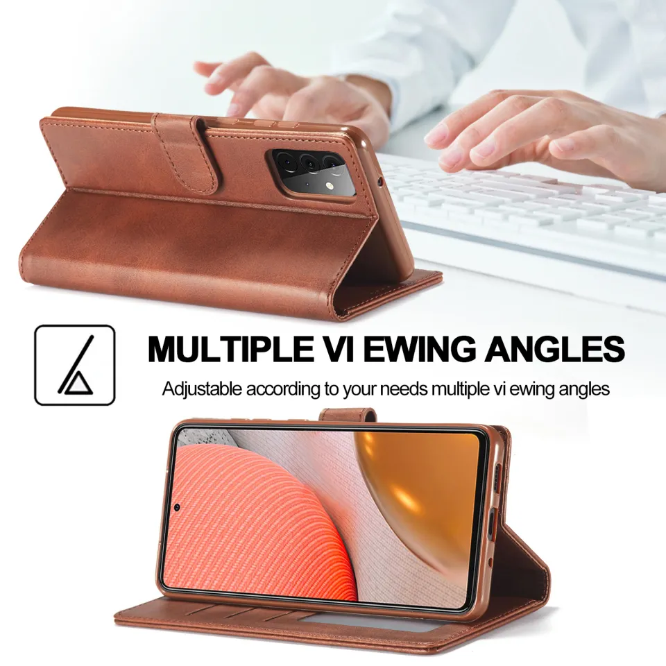 For Samsung Galaxy Note 10 Plus Phone Case PU Leather Magnetic - Main Image