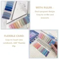 Morandi Sticky Tabs Book Tabs for Annotating Books Aesthetic Index Tabs Sticky Notes, Page Markers, Translucent, Writable, Repositionable, for Classify File, Filing Products Supplies. 
