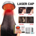 Hair Growth Cap Electric LED Red Light Therapy Hair Loss Treatment Hair Care Heating Head Massage Repair Damaged Dry Frizzy Hair. 